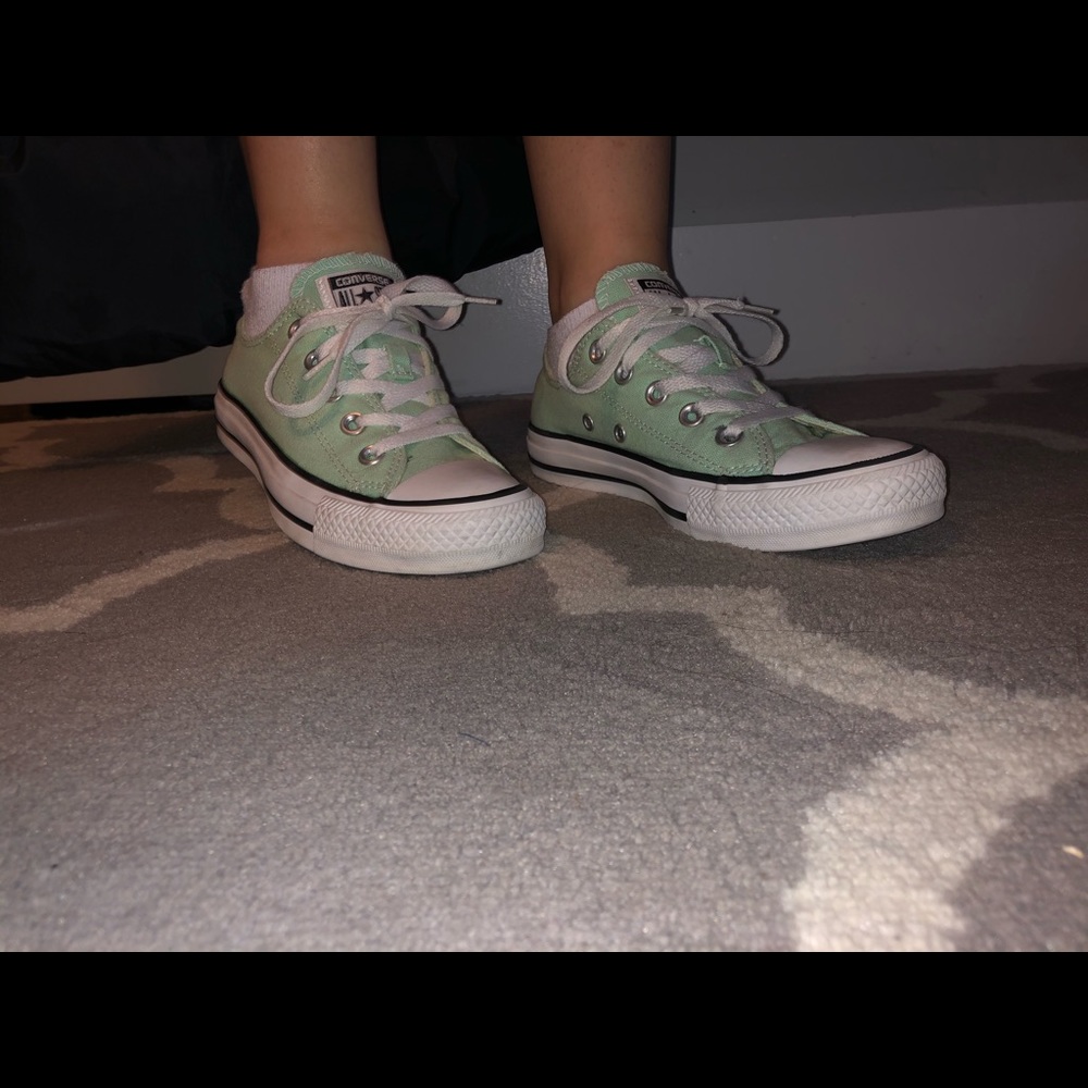 VERY gently used teal Converse Chucks!